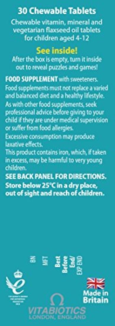 Vitabiotics wellkid inmune Chewable 30 tabletas
