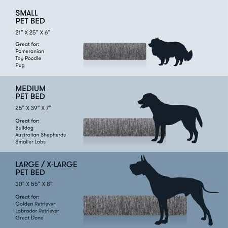 Cama ortopédica para mascotas con funda de cama extraíble