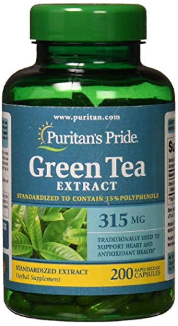 Orgullo puritano té verde extracto Estandarizado 315 MG-200
