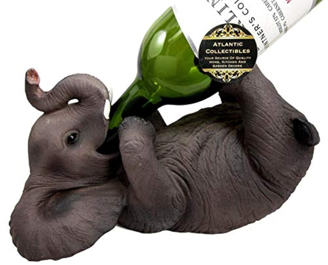 Ebros Kitchen Decor - Botellero con diseño de elefante