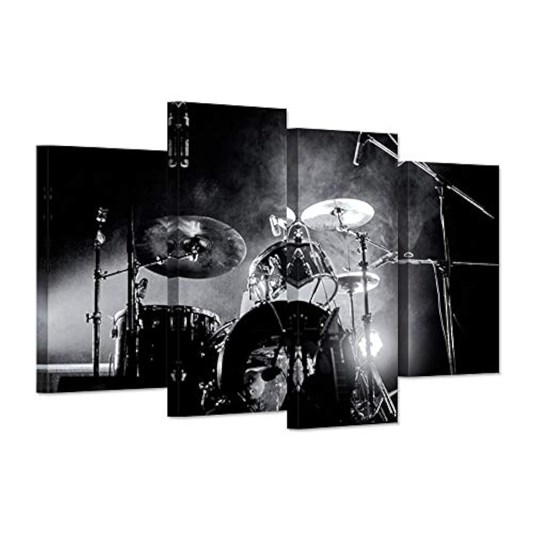 4 pieza con luces en blanco y negro - iHAPPYWALL