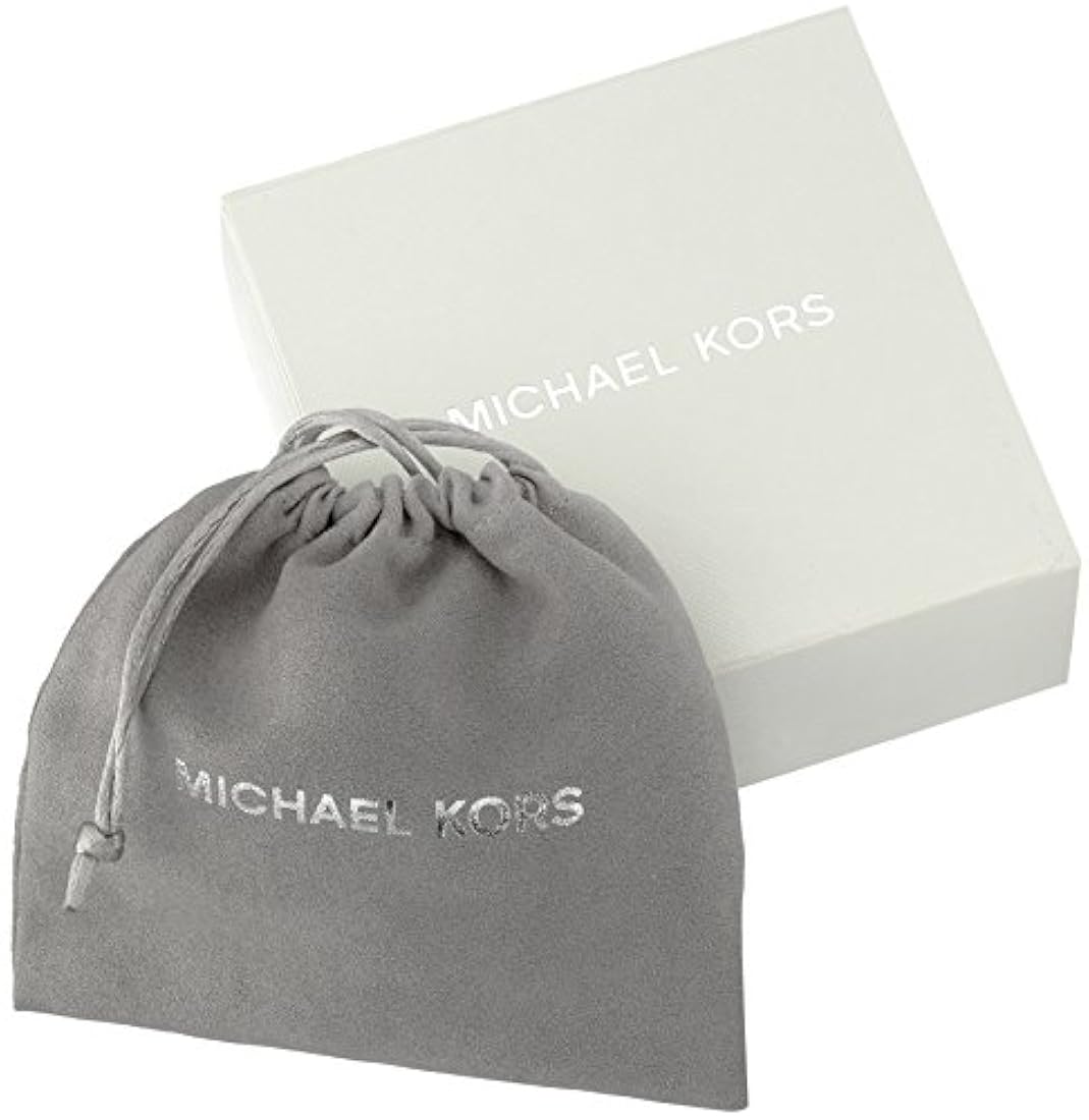 Michael Kors - Aretes de argolla brillantes y modernos