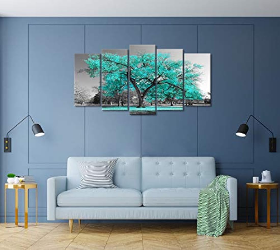 Visual Art Decor - Lienzo decorativo (5 piezas),