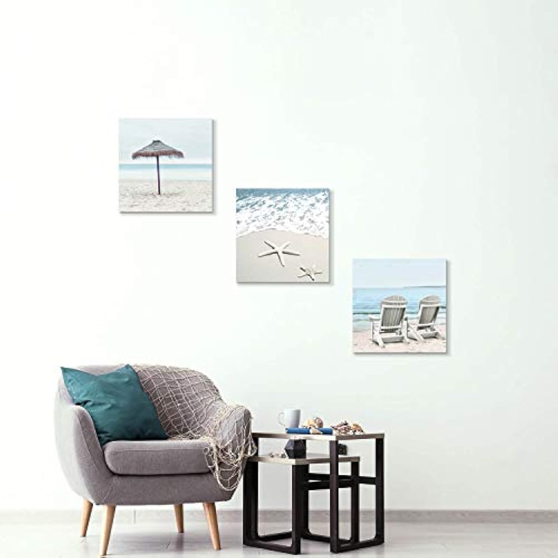 Coastal Pictures Beach Wall Art - Lienzo decorativo pared