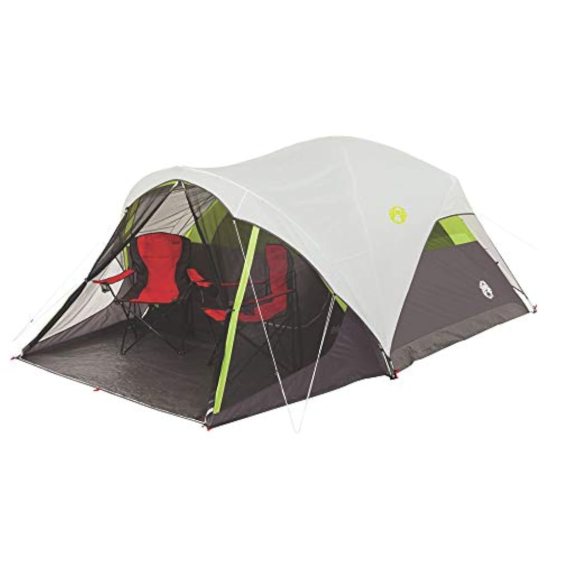 Carpa para 6 personas de armado rápido con toldo mosquitero
