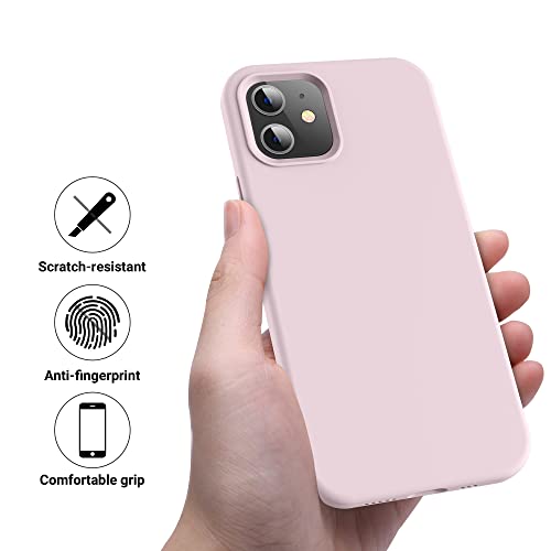 Funda compatible con iPhone 12 (rosa hielo)
