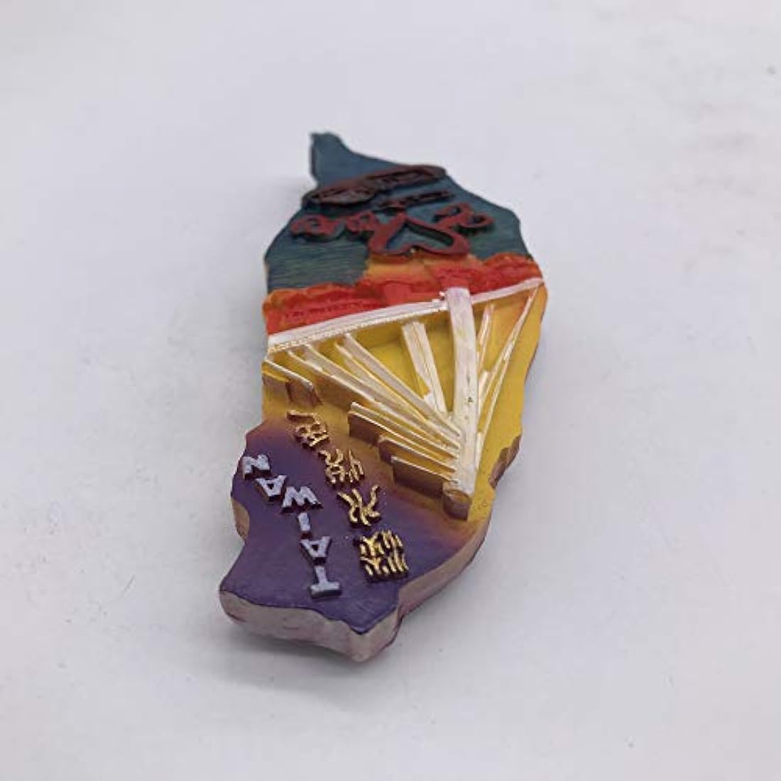 Imán de Taiwán 3D para nevera hecho a mano