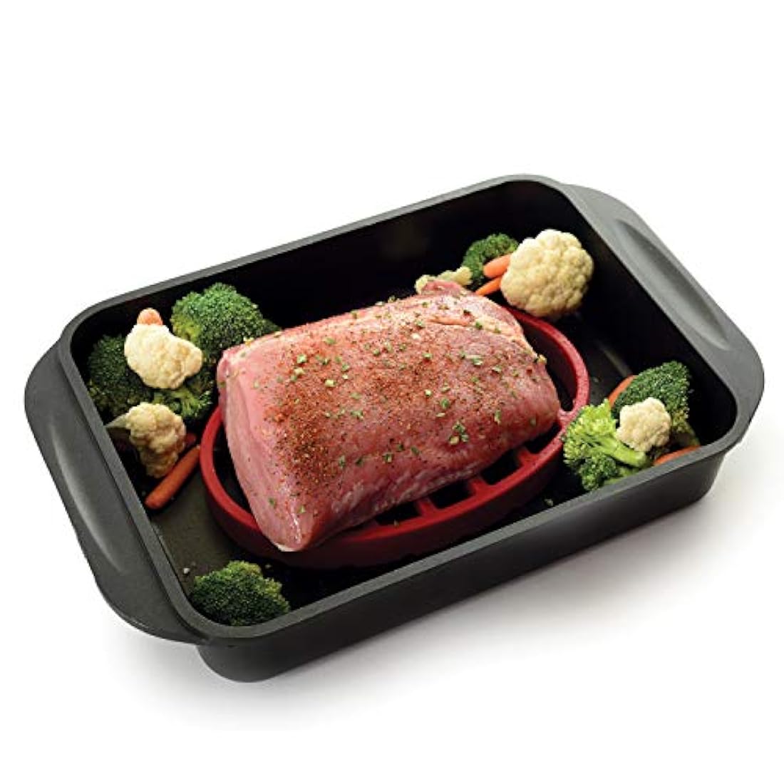 NORPRO Nor-405 Rojo ovalado de silicona para asar