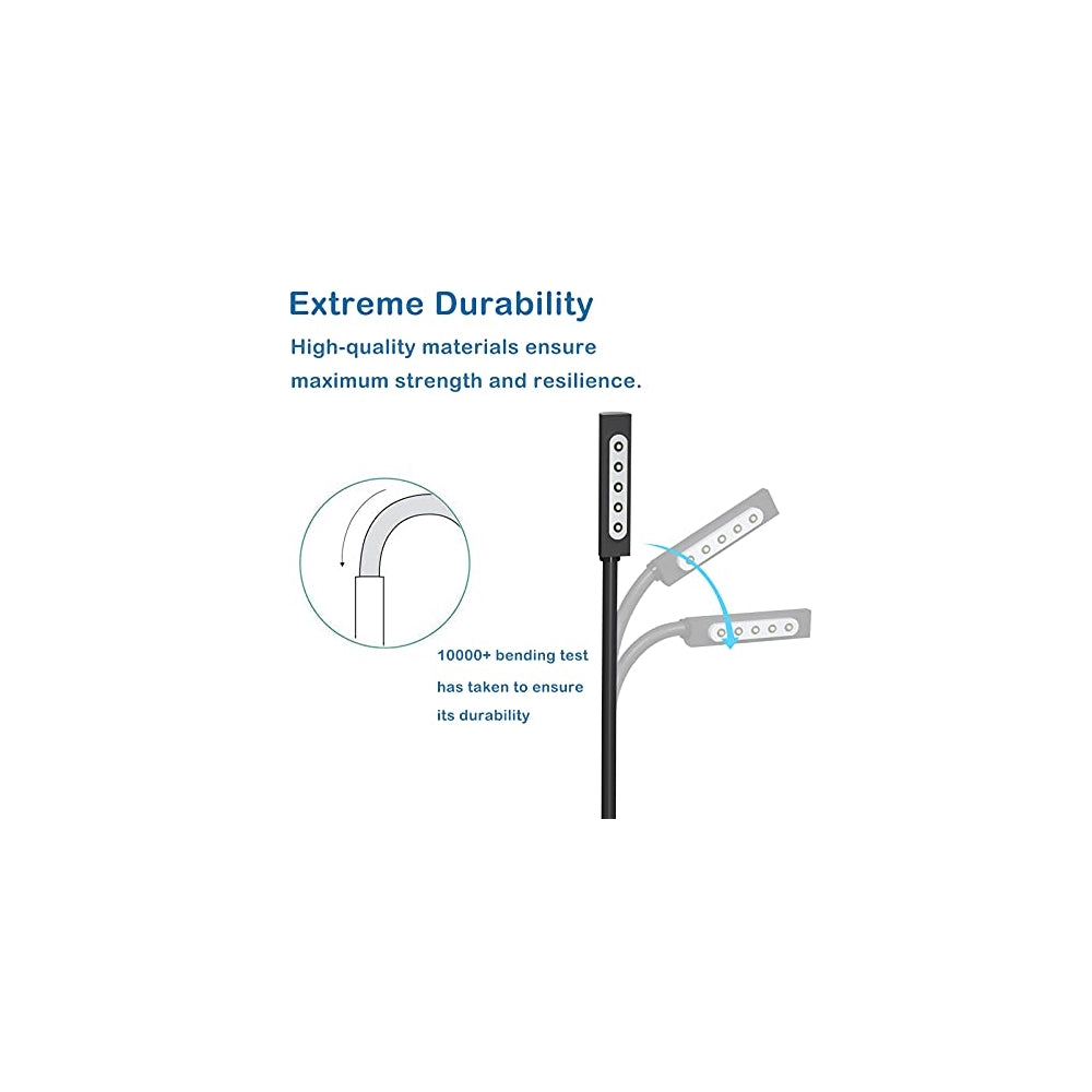 Cargador Surface Pro1 Pro2 Cargador 12 V 2A 24 W Reemplazo