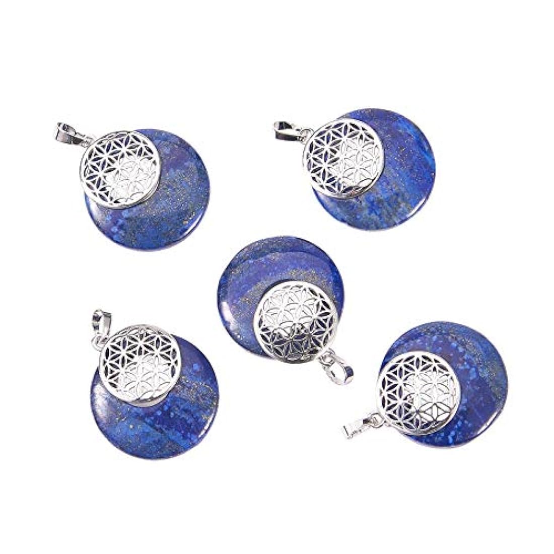 Dijes y Medallas - Juego de 5 colgantes de piedra