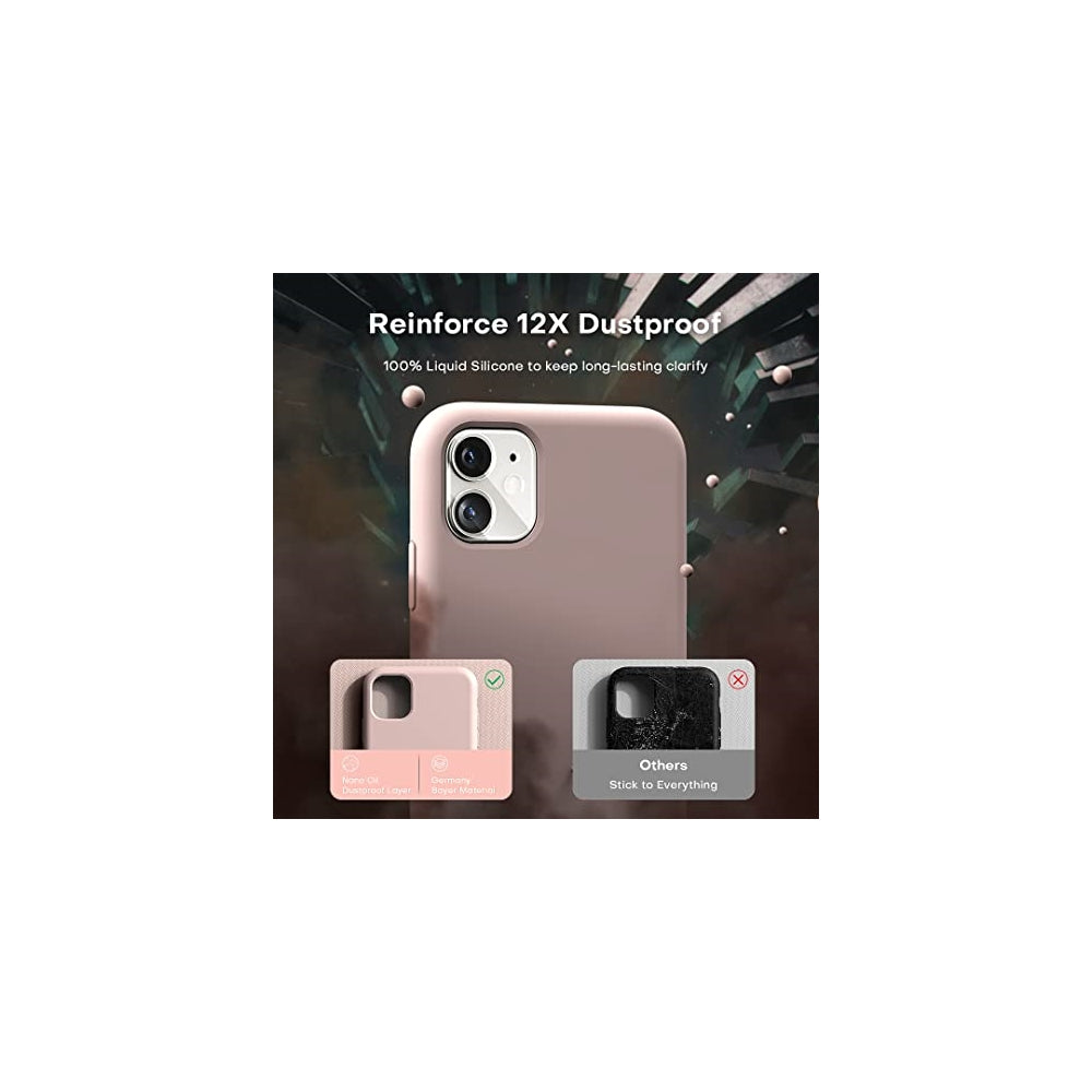 Fundas y Estuches para iPhone 11 de Silicona Rosado