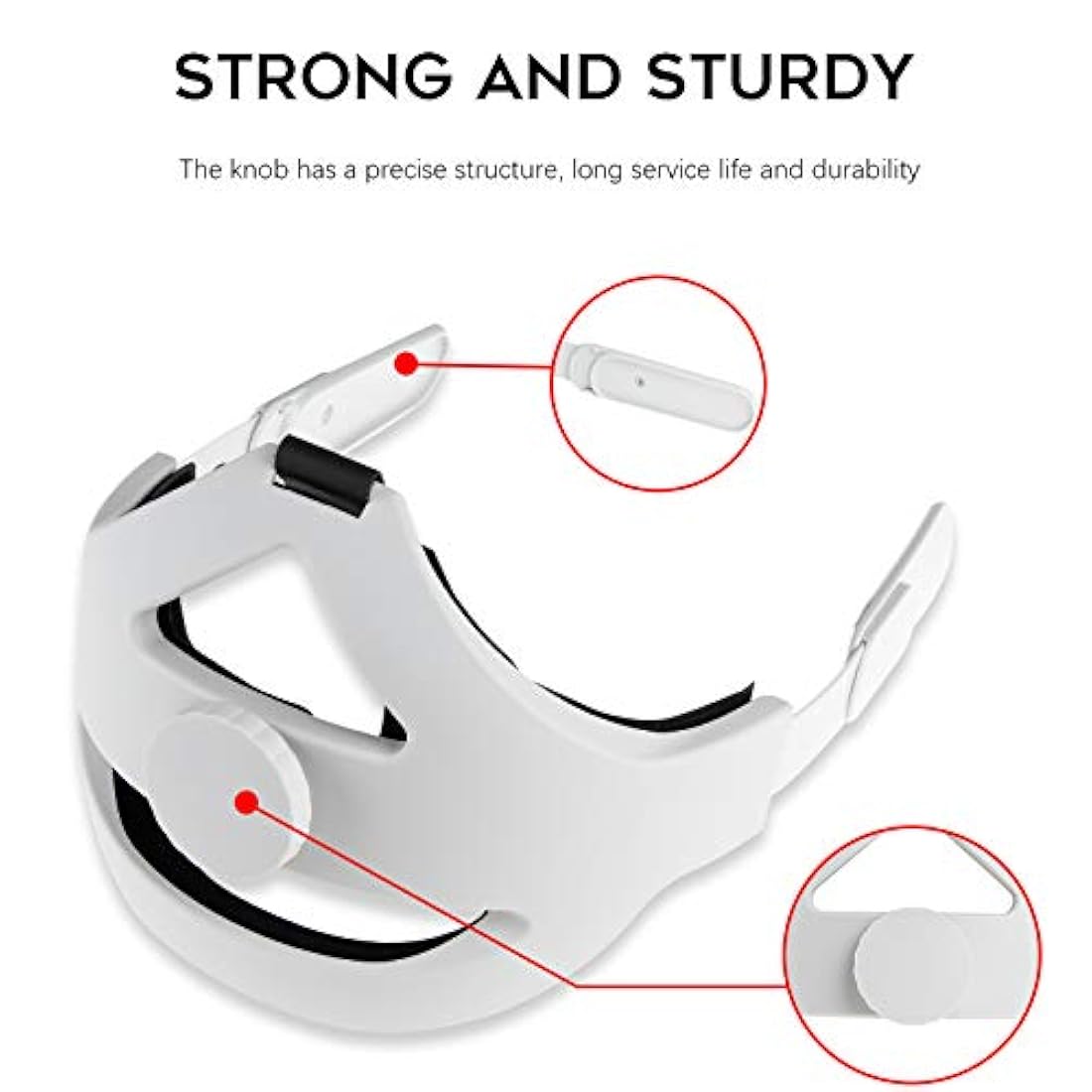 diadema ajustable compatible con Oculus Quest 2 con cojín