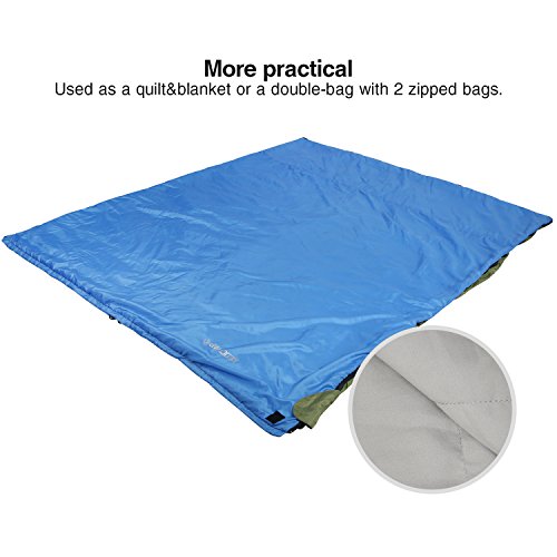 REDCAMP Saco de dormir ultraligero para mochilero