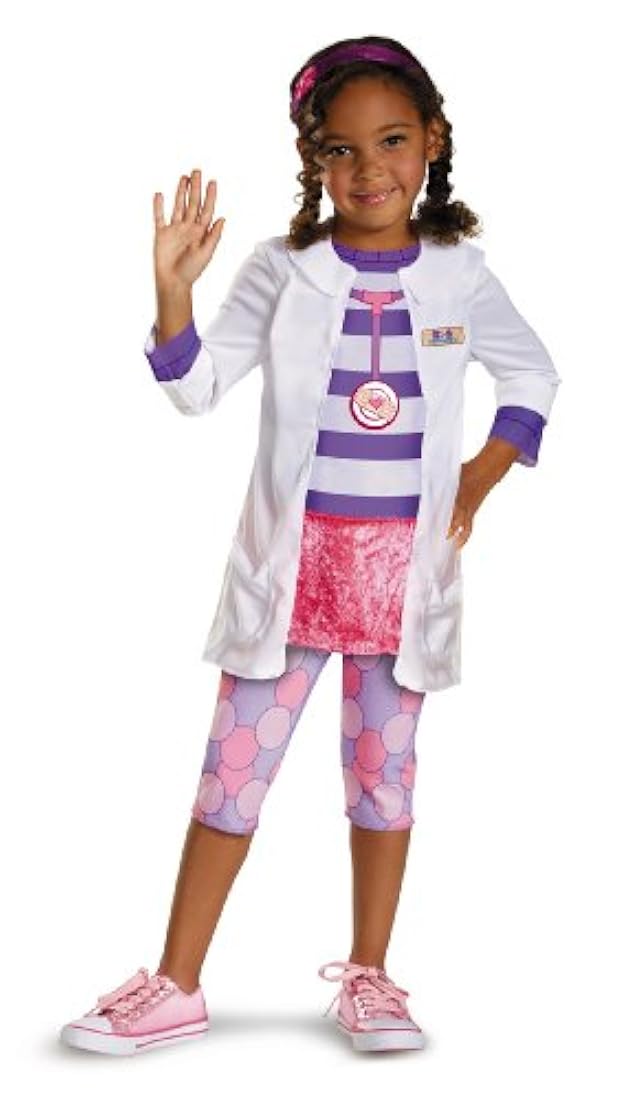 Disfraz clásico de Doc McStuffins para niños pequeños