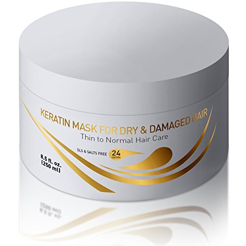 Vitamins Keratin Hair Mask Acondicionador profundo - Cabello f
