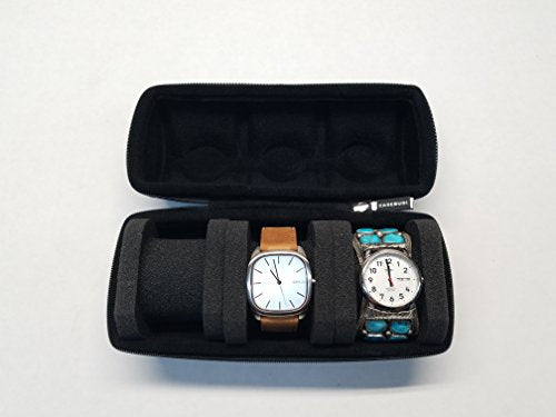 CASEBUDi Triple Watch Estuche de viaje Protección resistente