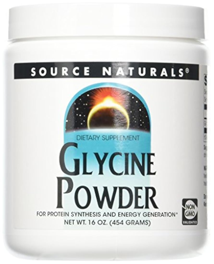 source naturals glicina en polvo, 021078024125, 16 onza, 1, 1