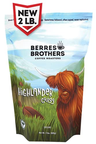Café Molido Berres Brothers Highlander Grogg, 2lb Caramelo, Avellana