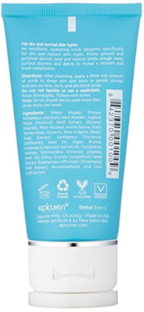 Epicuren Discovery Albaricoque exfoliante facial, 2.5 fl oz