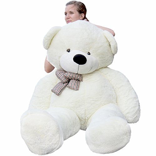 Oso gigante de peluche 78 de 6.5 pies color Blanco