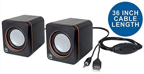 Sistema de altavoces estéreo alimentado por USB Manhattan