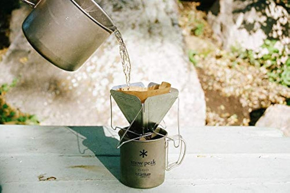 Snow Peak, café por goteo, plegable, para hombres.
