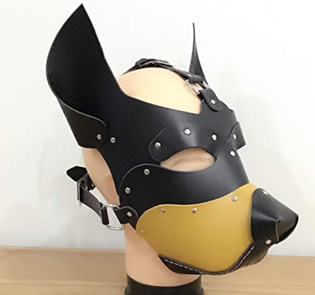 Disfraces - Mascarilla de perro hecha a mano