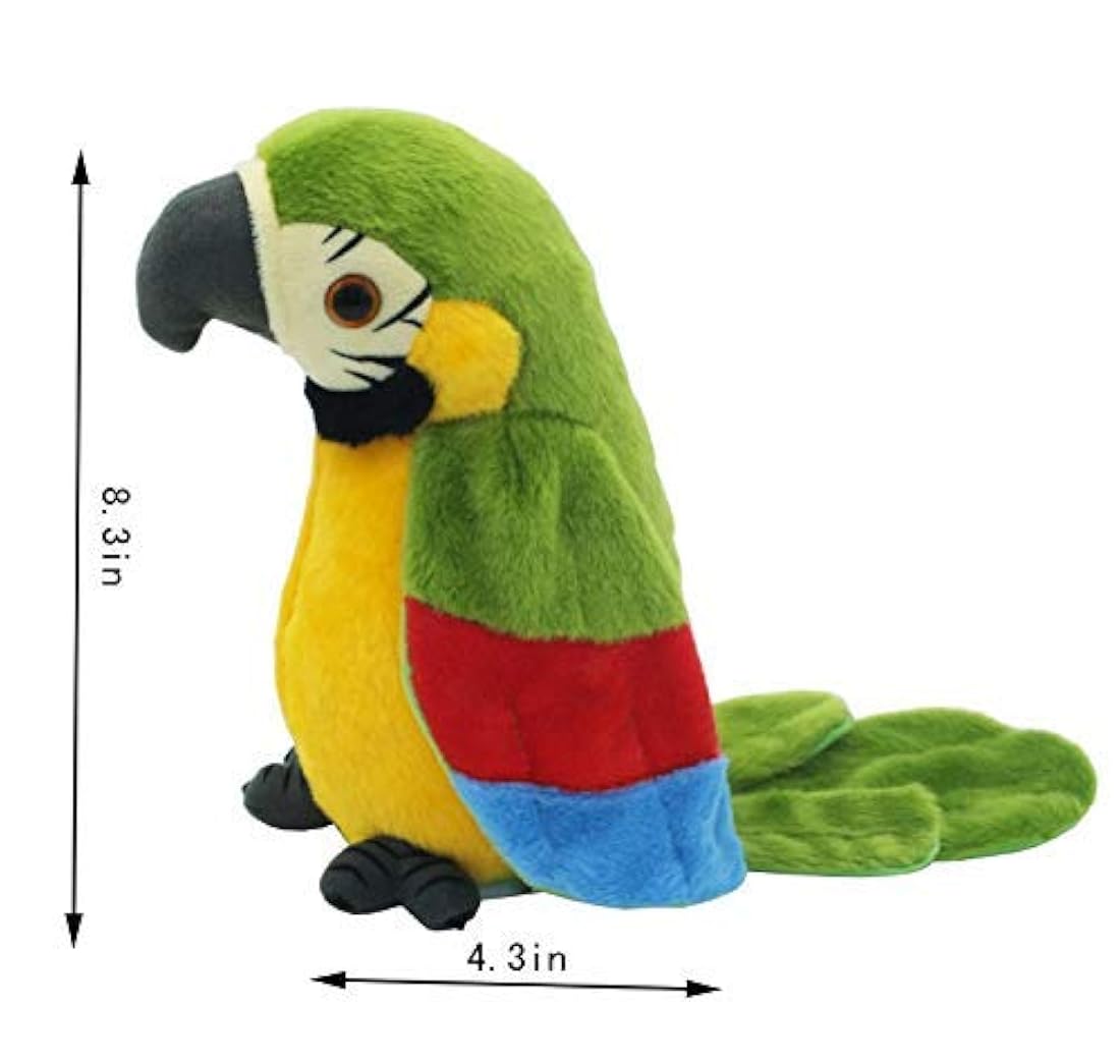 Talking Parrot, repite lo que dices Peluche Animal
