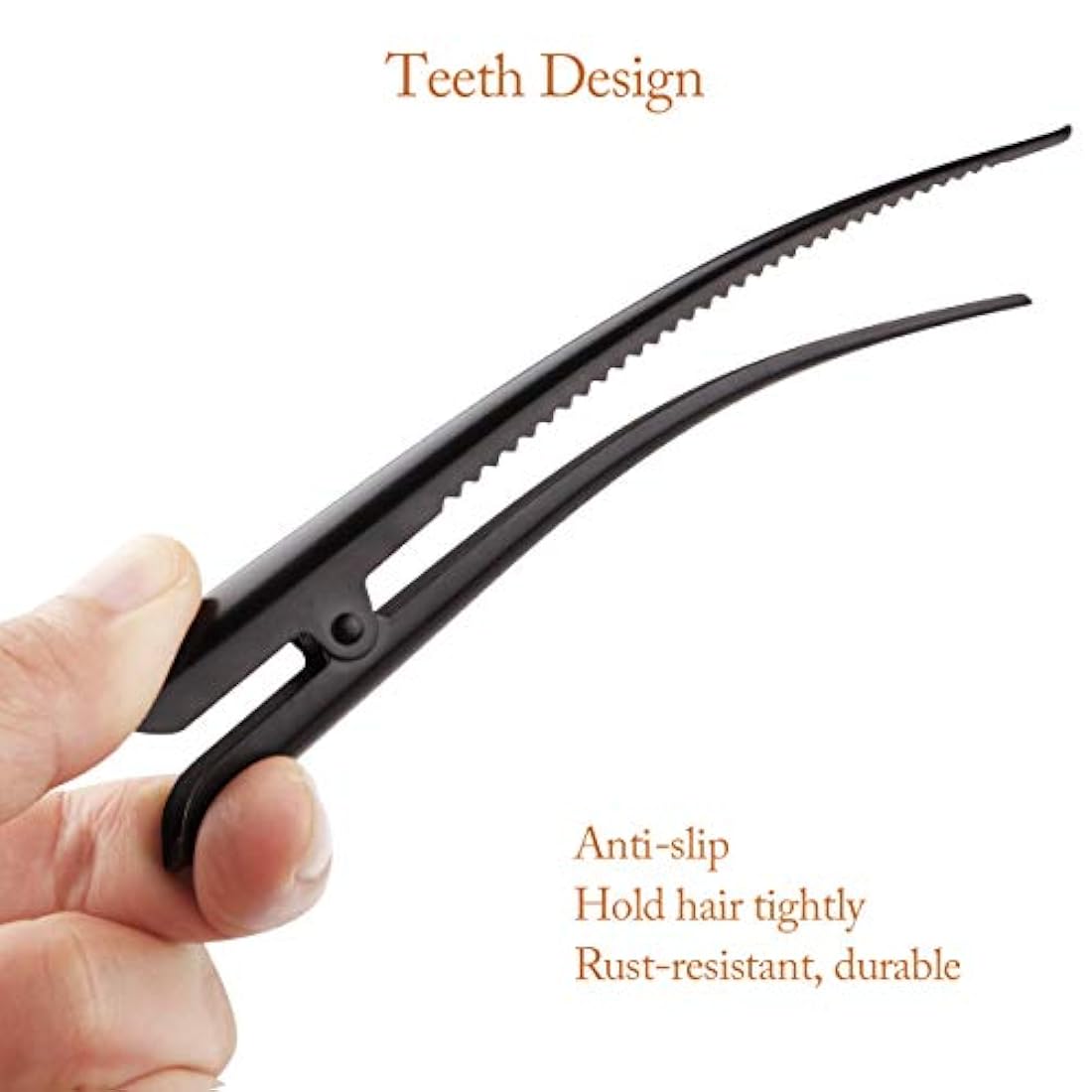Pinzas de pelo de cocodrilo para peinar salón de peluquería