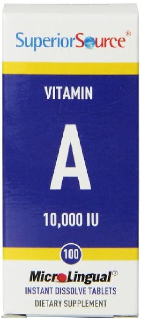 Superior fuente vitamina A 10,000 iu, 100 unidades