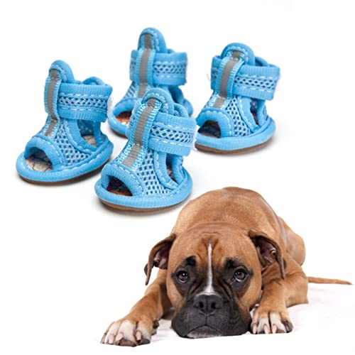 Botas transpirables para perros y mascotas, sandalias