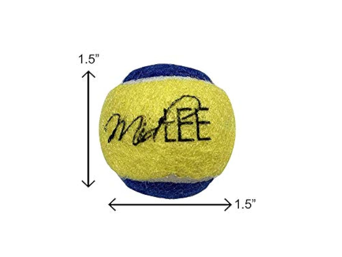 Midlee Pelotas de tenis para perro 1.5 in 12 unidades