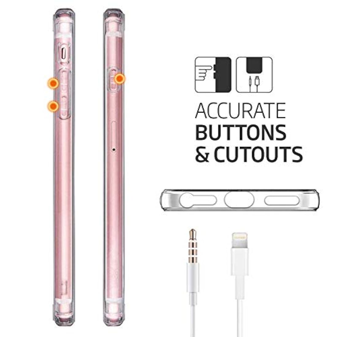 TENOC - Funda delgada para iPhone 6 y iPhone 6S