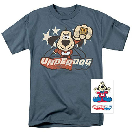 Popfunk Underdog Flying Logo Retro Cartoon T camiseta
