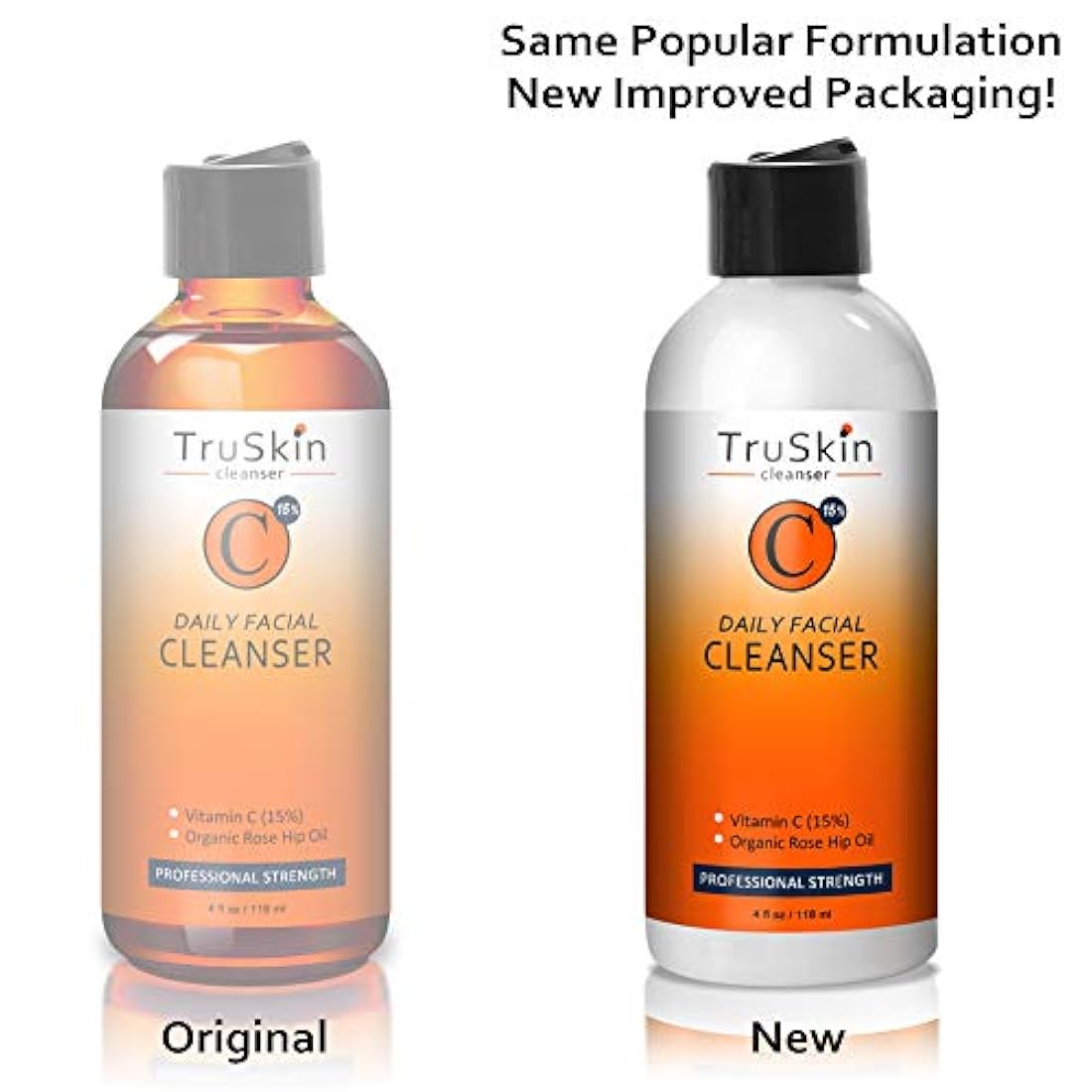 Limpiador facial diario con Vitamina C loción facial