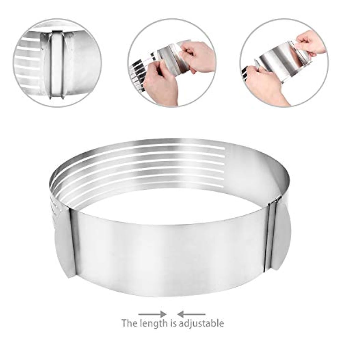 Molde para tartas con nivelador de pasteles, ajustable