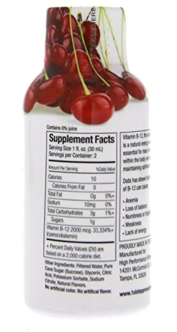 Energy B-12 Cherry