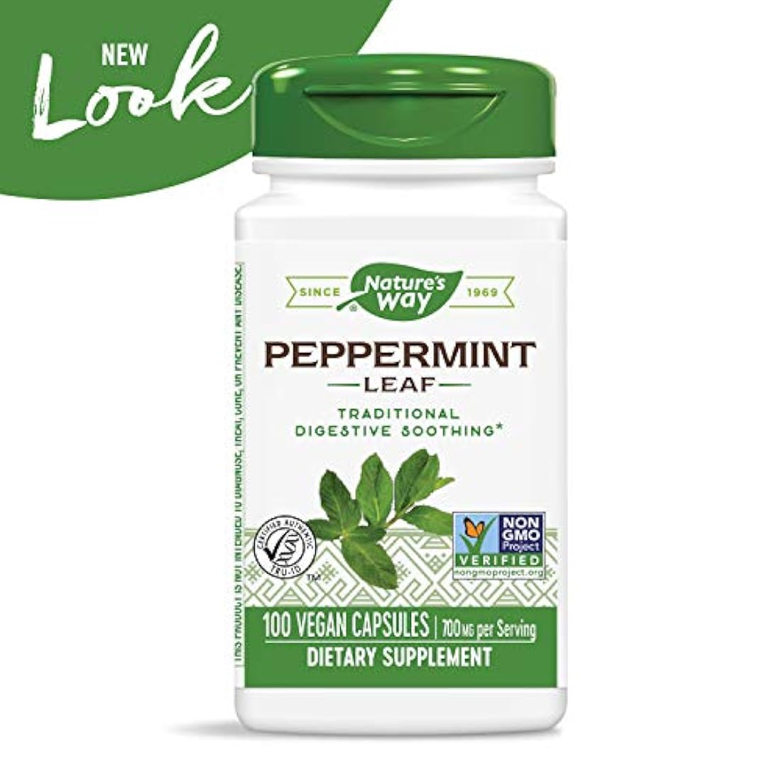 Nature's Way Premium Hoja de menta de hierbas