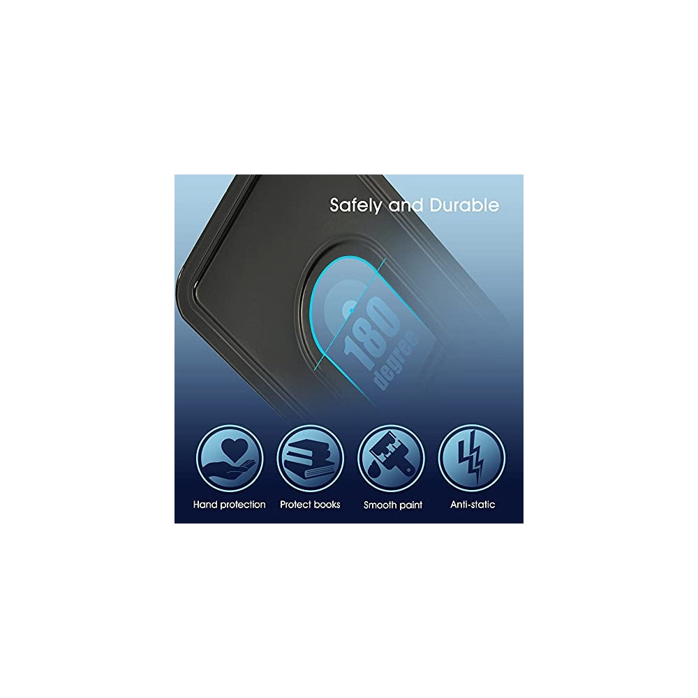 Sujetalibros para estantes, 14 piezas 7 pares