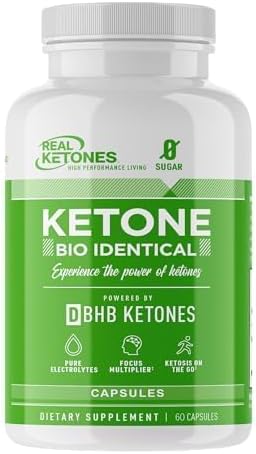 Píldoras de BHB Exógeno Real Ketones - Energía y Ketosis