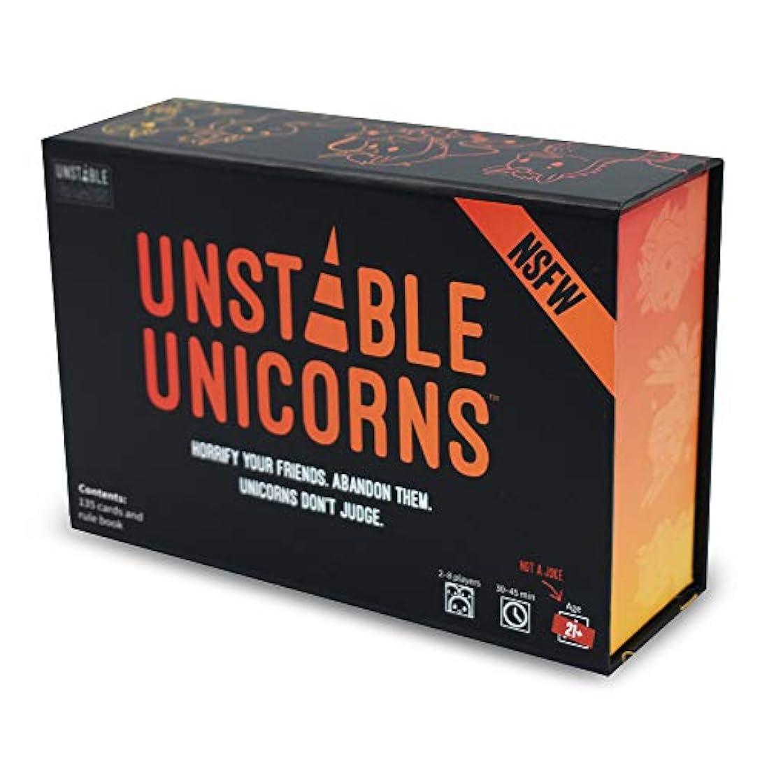 Juego de cartas NSFW de Unicornios inestables +21 años ingle