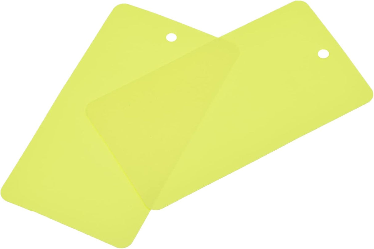 MECCANIXITY Etiquetas de envío de plástico con alambres impermeables