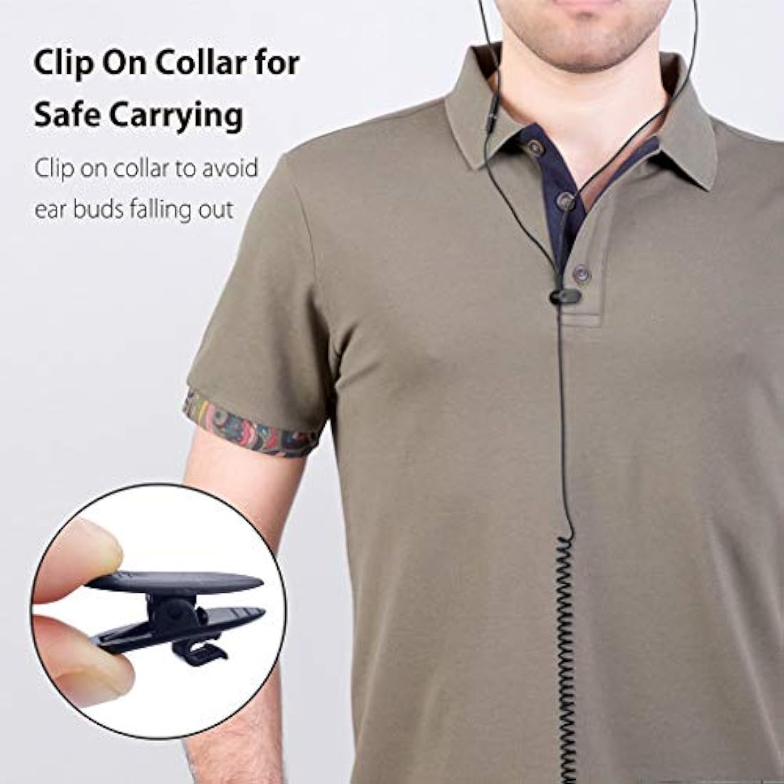 Auriculares largo cord EarBuds, Avantree