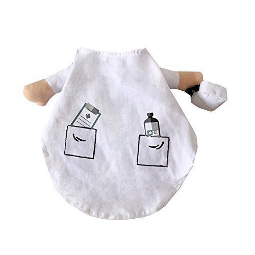 Perro Gato Doctor Traje Mascota Doctor Ropa Halloween Jeans