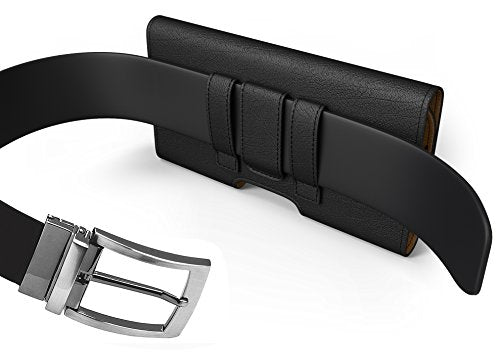 Funda para cinturón Galaxy S8 Plus Note 8, cuero