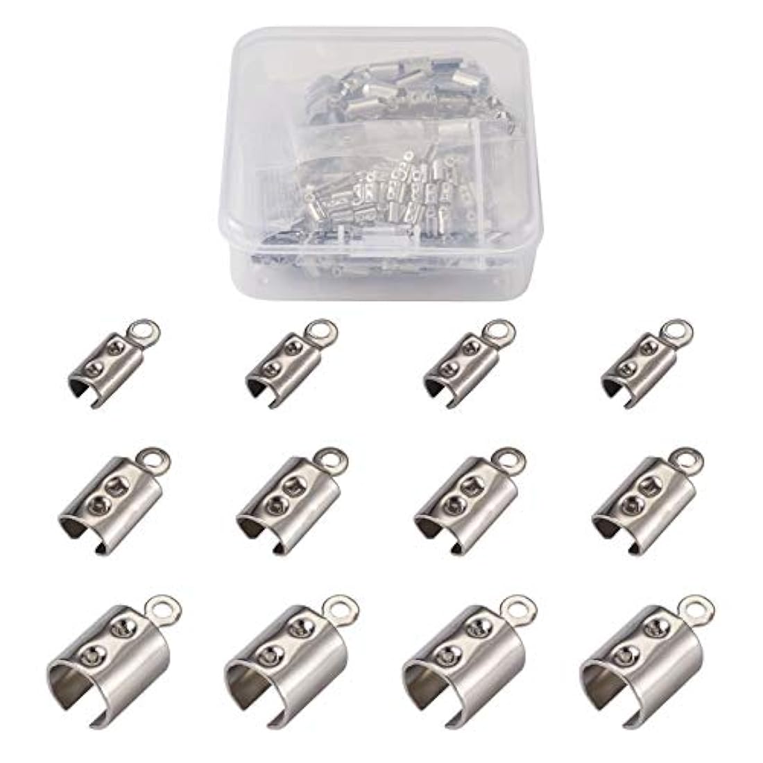 Dijes y Medallas 400 piezas de acero inoxidable