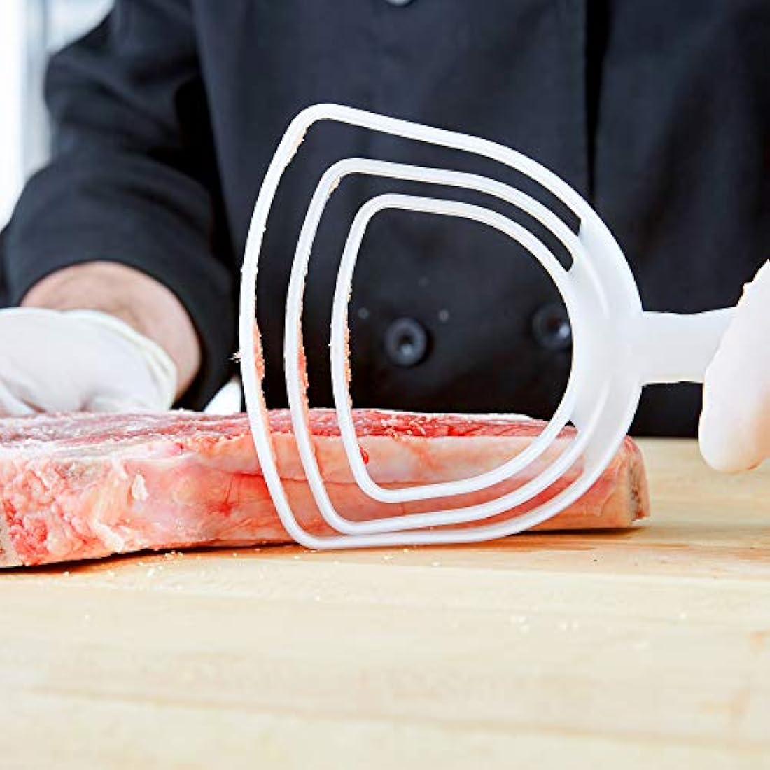 Ablandadores de Carne Rascador de polvo de hueso cuadrado