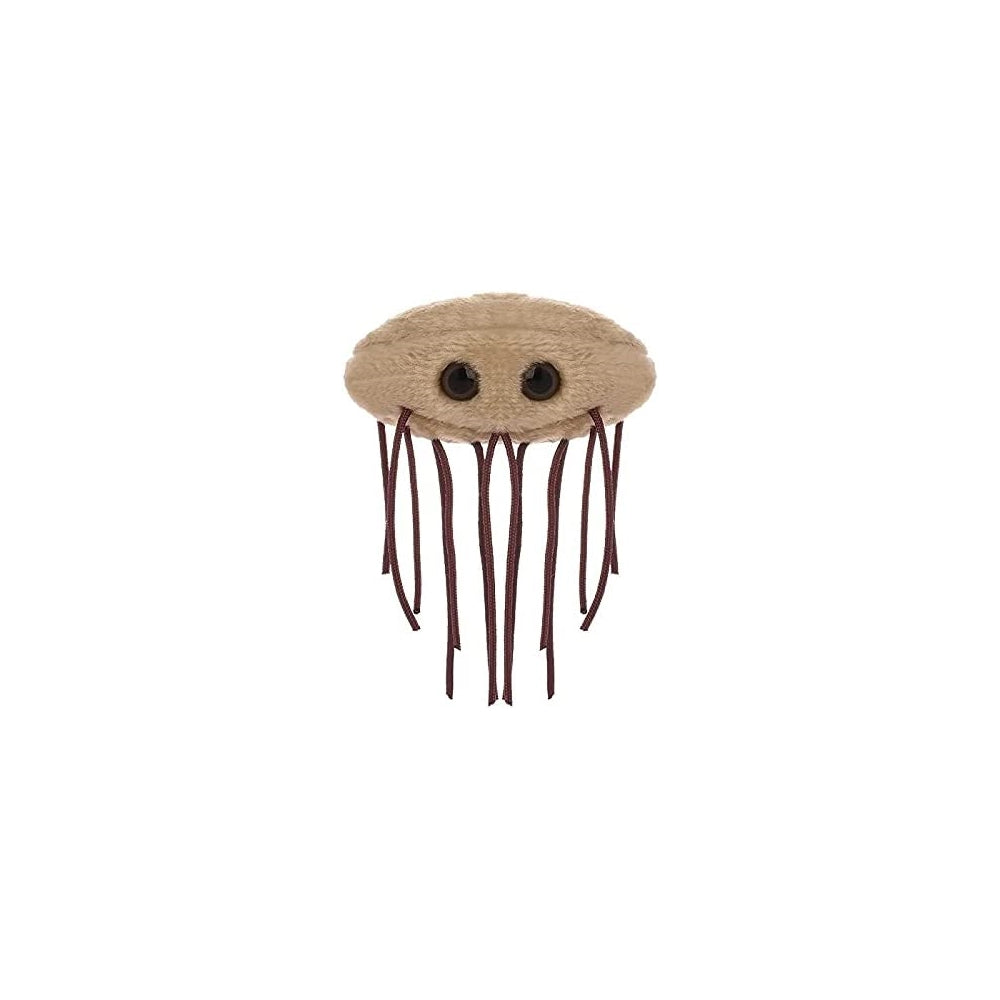 Peluche de tejido suave en forma escherichia Coli bacteria