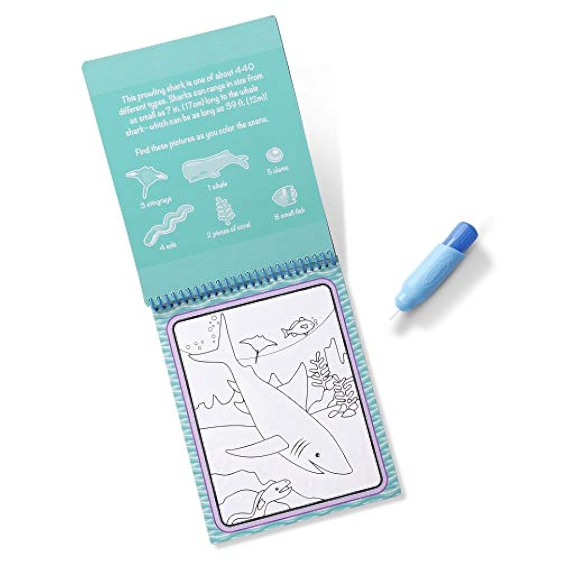 Melissa & Doug ¡wow! Pad revelado bajo el agua de mar