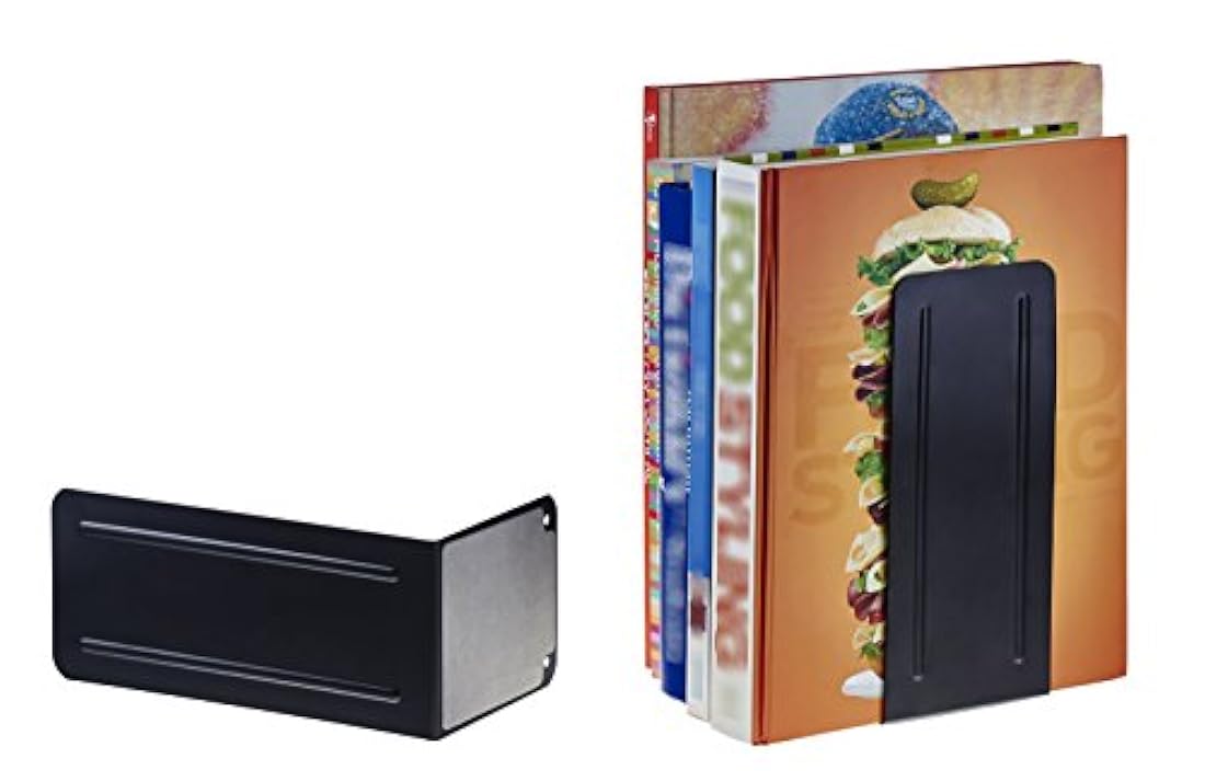 Sujetalibros de metal(9.0 in),color negro